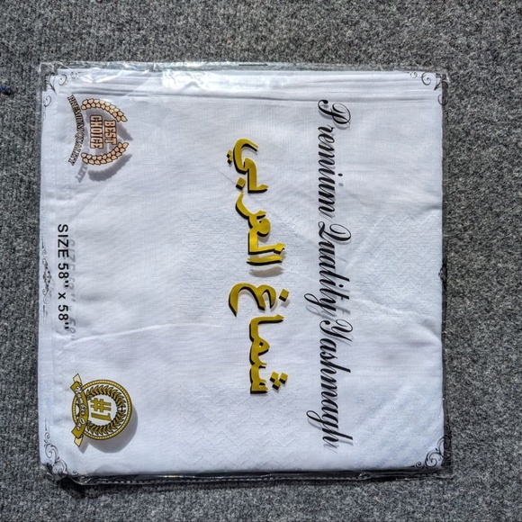 UAE style Arafat Kefiyyeh Shemagh Arab scarf Islamic Wrap Dubai شماغ وا عقال - Picture 2 of 4